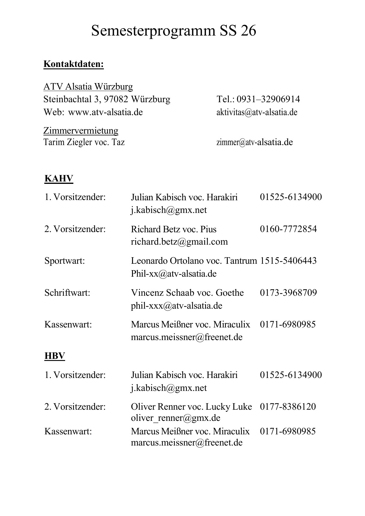 Semesterprogramm SS26 Seite 5