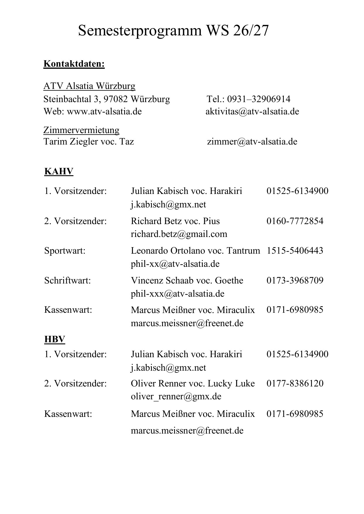 Semesterprogramm WS26/27 Seite 5